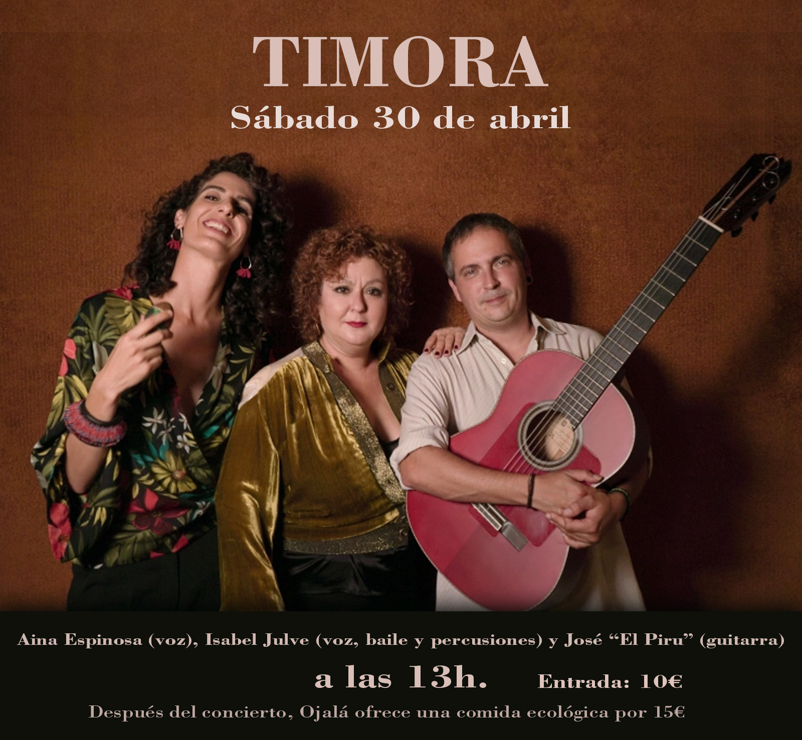 Timora Ciclo Flamenco en Ojalal Lliria 30 Abril 2023